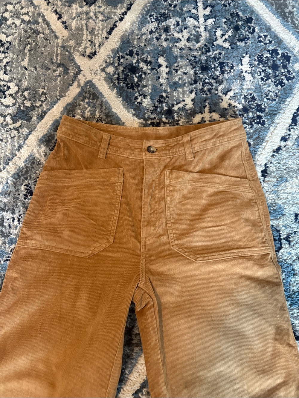 EUC Patagonia Wide Leg Corduroy Pants - Size 6 - Picture 3 of 6